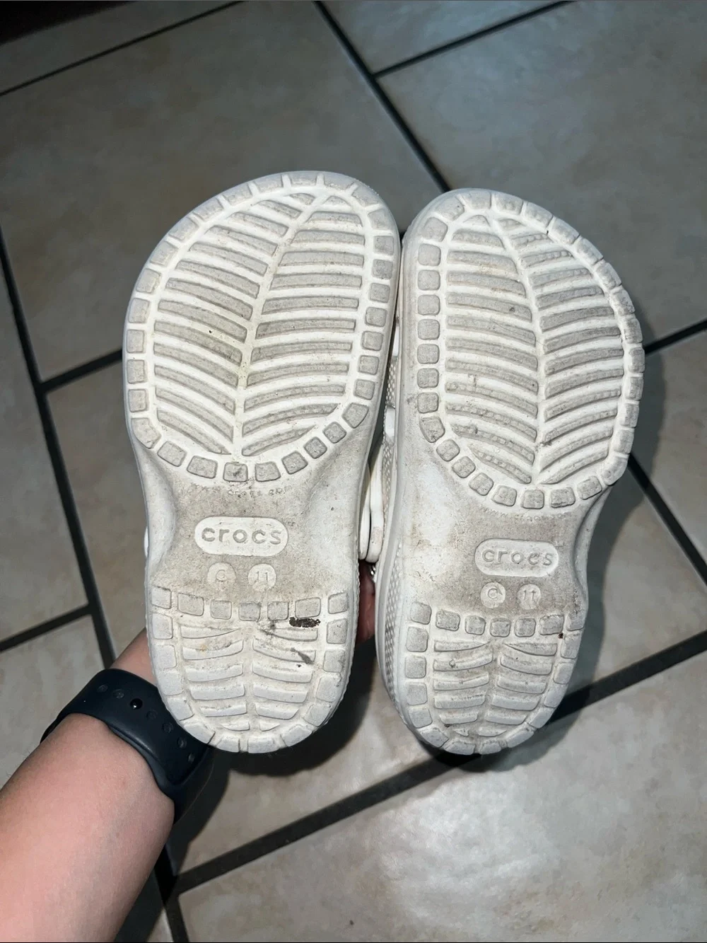 CROCS Kids White Classic Clog